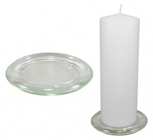 Candle Coaster Glass 110 mm