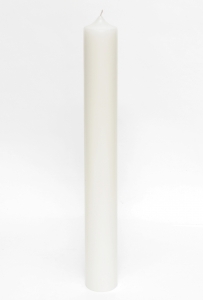 White Pillar Candle 40 x Ø 6 cm