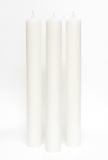 Stumpenkerze Weiß 40 x Ø 6 cm