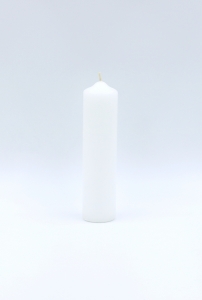 White Pillar Candle 20 x Ø 5 cm