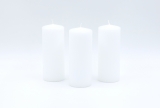 White Pillar Candle 15 x Ø 6 cm