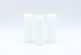 White Pillar Candle 15 x Ø 5 cm