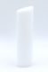 Ovalkerze Weiß 24 x 4,5 x 6,5 cm