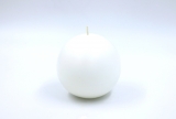 Ball candles white  Ø 10 cm