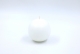 Ball candles white Ø 8 cm