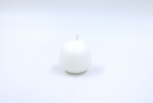 Ball candles white Ø 6 cm