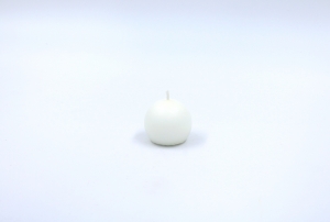 White Sphere Candle Ø 4 cm