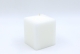 Square candle white 10 x 8 x 8 cm