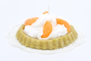 Cream Tart Candle Mandarin