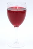 Rotwein - Kerze Elegance 0,2 Liter