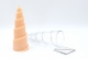 Candle Mold Spiral Pyramid