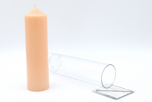 Kerzengießform Zylinder Spitz Ø 60 x 200mm