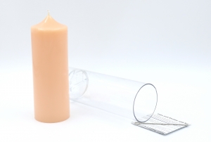 Kerzengießform Zylinder Spitz Ø 70 x 185mm