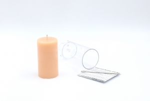 Kerzengießform Zylinder Flach Ø 52 x 97mm