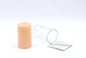 Kerzengießform Zylinder Flach Ø 62 x 107mm