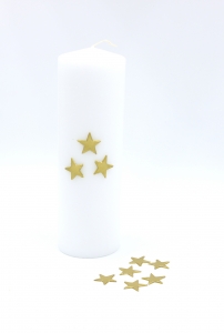 Deco stars, 9 pcs. 26mm
