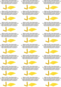 DIN A4 Sheet with 24 Beeswax Comb Labels