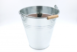 Giga torch in steel bucket