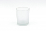 Glass votive frosted