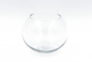 Empty glass ball 120mm