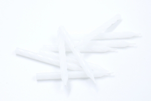 White Birthday Candles 150-pack