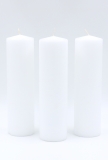 White Pillar Candle 25 x Ø 7 cm