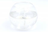 Gelcandle in glass ball 120mm