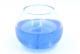 Gelkerze im Kugelglas Ø 12 cm Hellblau