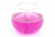 Gelcandle in glass ball 120mm Light purple