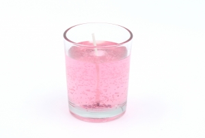 Gelcandle glass votive clear Rose