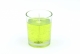 Gel Candle in Clear Votive Glass Light Green