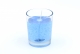 Gel Candle in Clear Votive Glass Light Blue