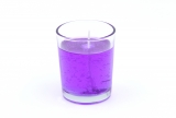 Gelcandle glass votive clear Purple