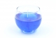 Gelkerze im Kugelglas Ø 8 cm Blau