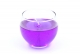 Gel Candle in Sphere Glass Ø 8 cm Purple