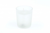Gelcandle glass votive frosted Colorless