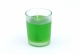 Gel Candle in Matte Votive Glass Green