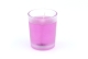 Gel Candle in Matte Votive Glass Light Purple