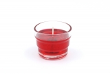 Gel Candle in Lantern Red