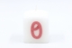 Square Number Candle 6 x 5 x 5 cm 0