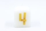 Square Number Candle 6 x 5 x 5 cm 4