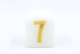 Square Number Candle 6 x 5 x 5 cm 7