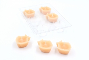 6-cavity Floating Candle Mold Fish