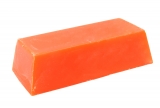 Paraffine coloured, 1kg block orange