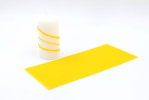 2 mm Verzier - Wachsstreifen Bunt Gelb