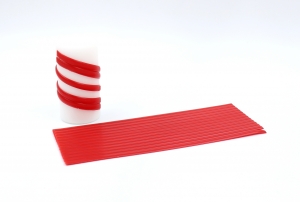 7 mm Decorative Wax Strip Multicolor Red