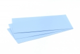 Decorative Wax Sheet / Wax Plate 20 x 10 cm Light Blue