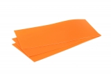 Verzier - Wachsfolie / Wachsplatte 20 x 10 cm Orange