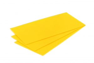 Deco-wax 10x20cm Sun yellow