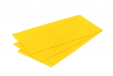Decorative Wax Sheet / Wax Plate 20 x 10 cm Sun Yellow